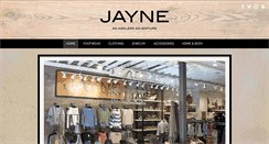 Desktop Screenshot of jayneboutique.com